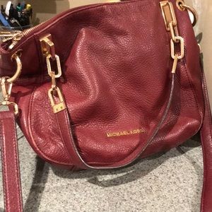 Michael Kors Burgandy Leather Purse